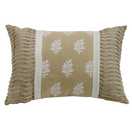 Newport Oblong Pillow with Pintucked Ends