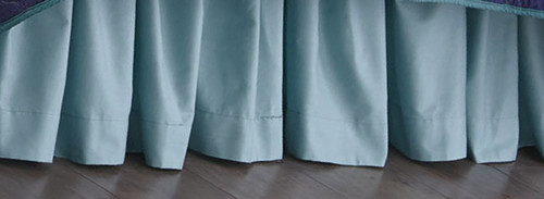Ocean Blue Bedskirt - Full