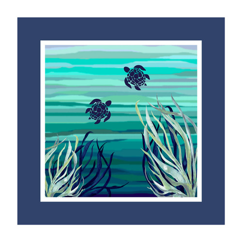 Ocean Blue Throw