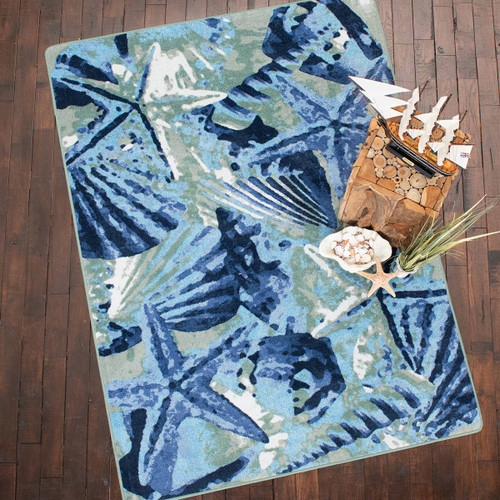 Ocean Mist Indigo Rug - 8 x 11