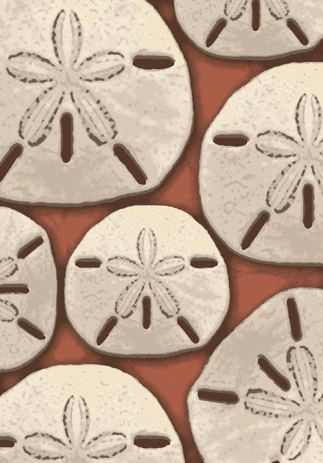 Ocean Treasure Area Rug - Coral
