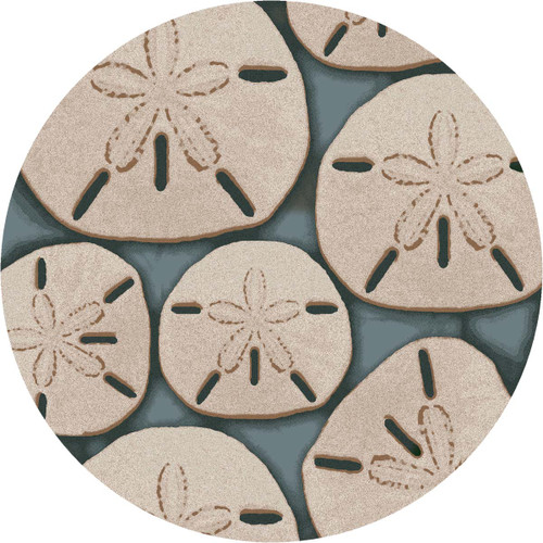 Ocean Treasure Rug - 8 Ft. Round