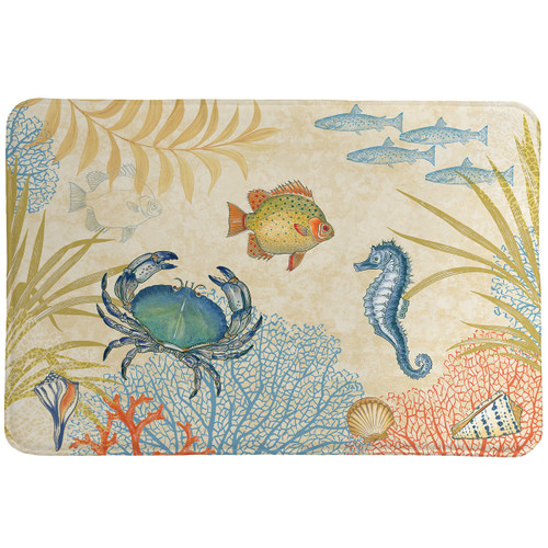 Coral Reef Memory Foam Mat