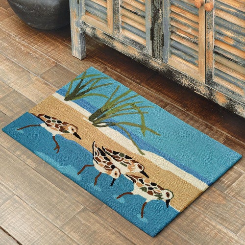 Oceanside Sandpipers Accent Rug