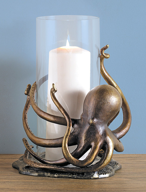 Octopus Hurricane Candleholder