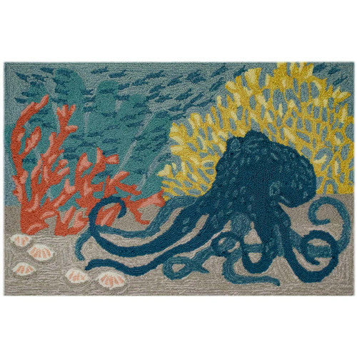 Octopus Reef Indoor/Outdoor Rug - 2 x 3 - OUT OF STOCK UNTIL 05/28/2025