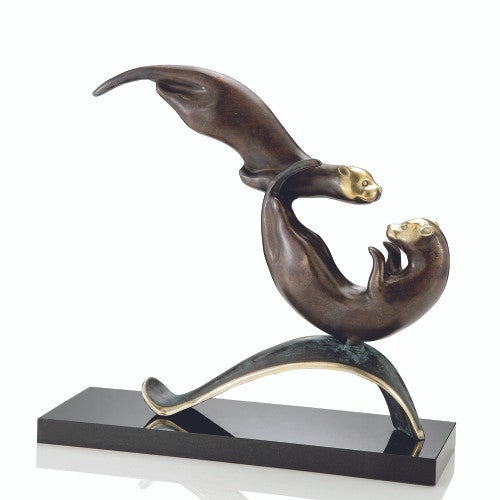 Otter Aerobics Sculpture