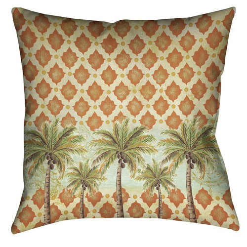 Pacific Palms 20 x 20 Outdoor Pillow