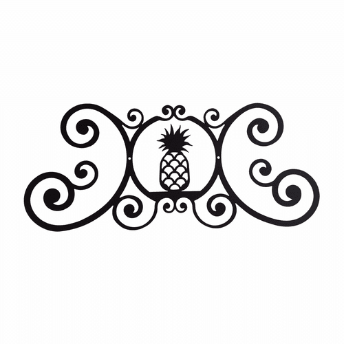 Pineapple Scroll Plaque