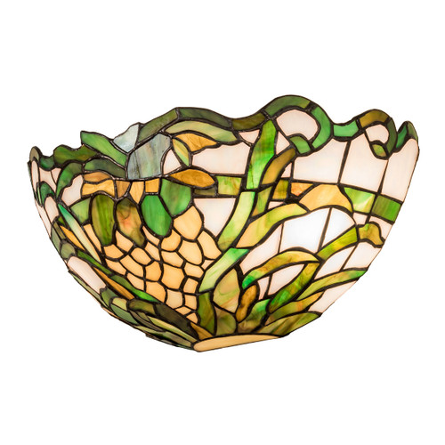 Pineapple Stained Glass Wall Sconce