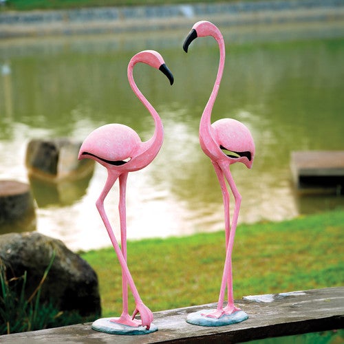 Pink Flamingo Pair
