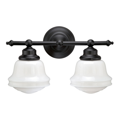 Plantation 2 Light Vanity Lamp - Oil Rubbed Bronze