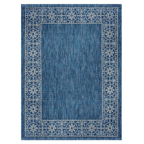 Portico Indigo Indoor/Outdoor Rug - 7 x 10