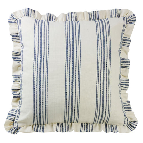 Prescott Navy Stripe Euro Sham