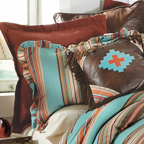 Red Euro Sham