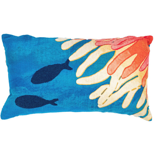 Reef Nirvana Rectangle Indoor/Outdoor Pillow