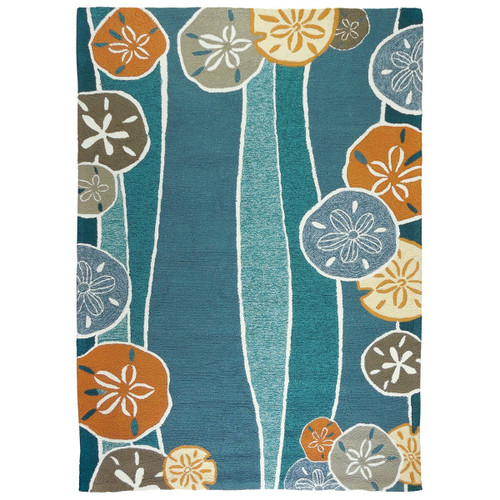 Sand Dollar Waves Indoor/Outdoor Rug Collection