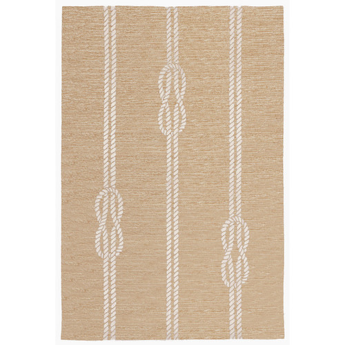 Sailor's Knotty Natural Indoor/Outdoor Rug - 5 x 8
