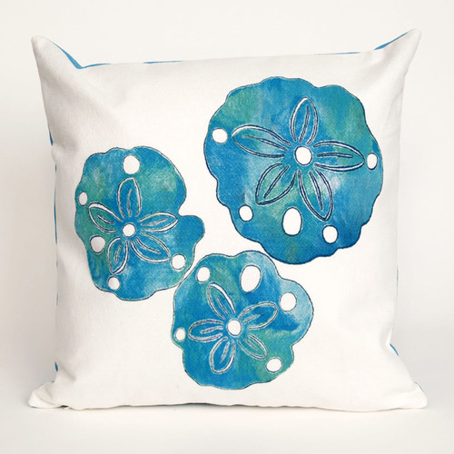 Sand Dollar Pearl Pillow - 20 x 20
