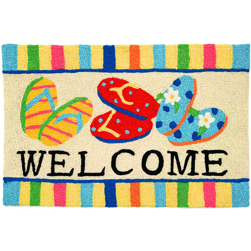 Sandals Welcome Indoor/Outdoor Rug