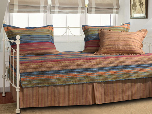 Sandy Beach Stripe 5-Piece Daybed Set