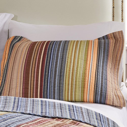 Sandy Beach Stripe Standard Sham
