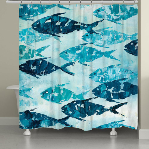School of Fish Shower Curtain
