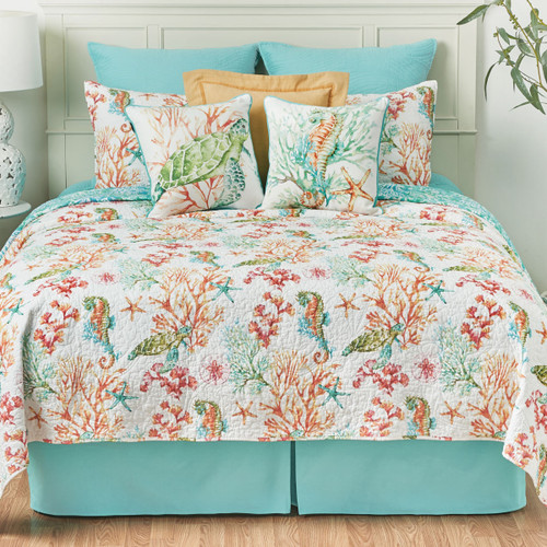 Sea Bounty Quilt Bed Set - King - OUT OF STOCK UNTIL 08/11/2025