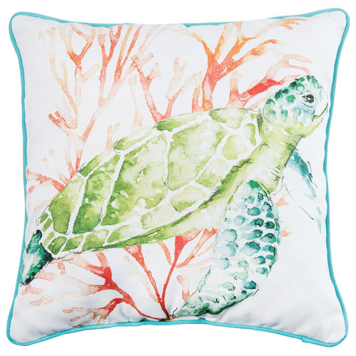 Sea Bounty Turtle Pillow