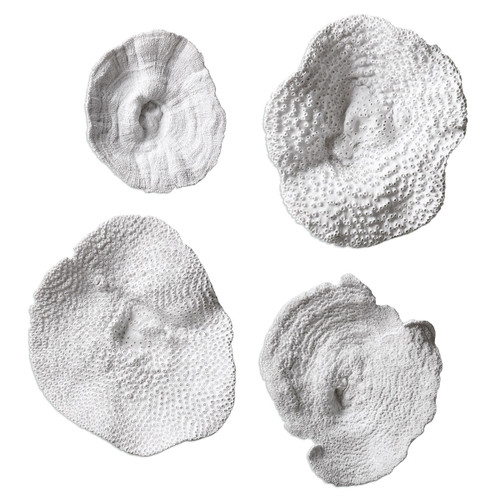 Sea Coral Wall Art - Set of 4