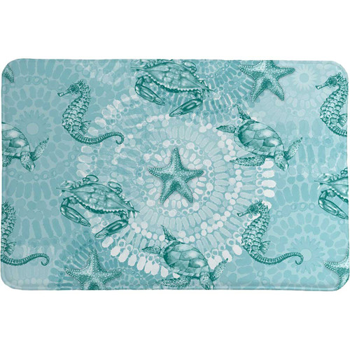 Sea Dwellers Memory Foam Rug