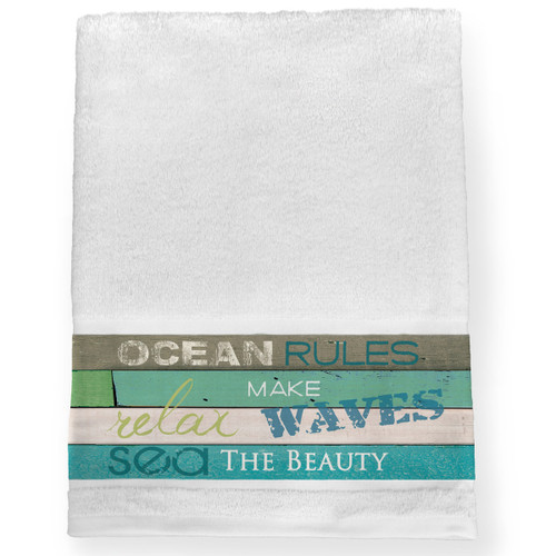 Sea Rules Bath Towel