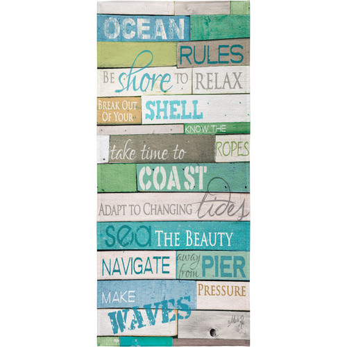 Sea Rules Beach Towel