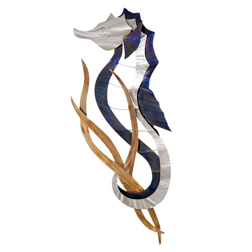 Seahorse Head Up Wall Art