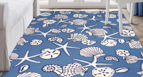 Seashell Tranquility Indoor/Outdoor Rug - 5 x 7