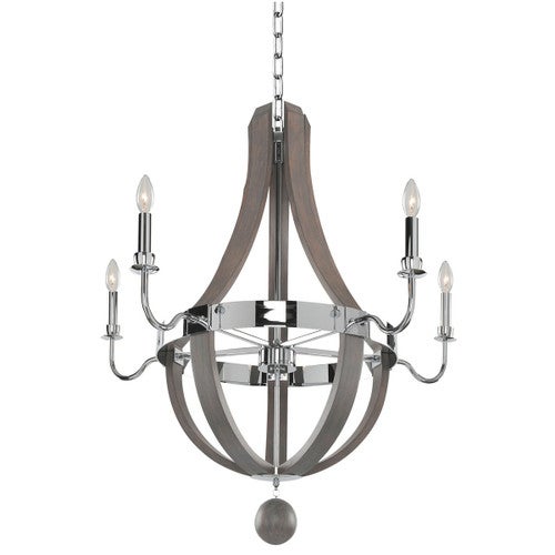 Sharlow Teardrop 5 Light Chandelier