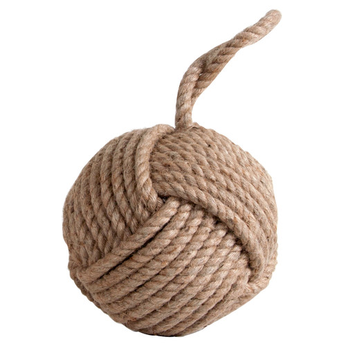 Sisal Monkey Fist Doorstop