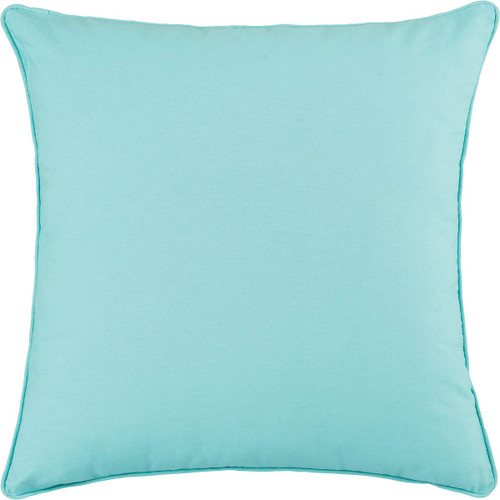 Solid Aqua Euro Sham