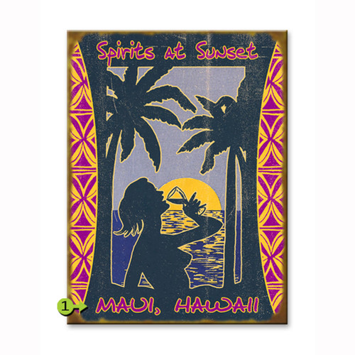Spirits at Sunset Personalized Sign - 28 x 38