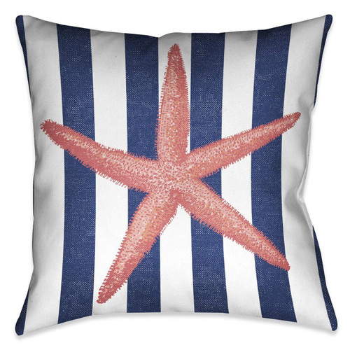 Starfish Sea 18 x 18 Outdoor Pillow