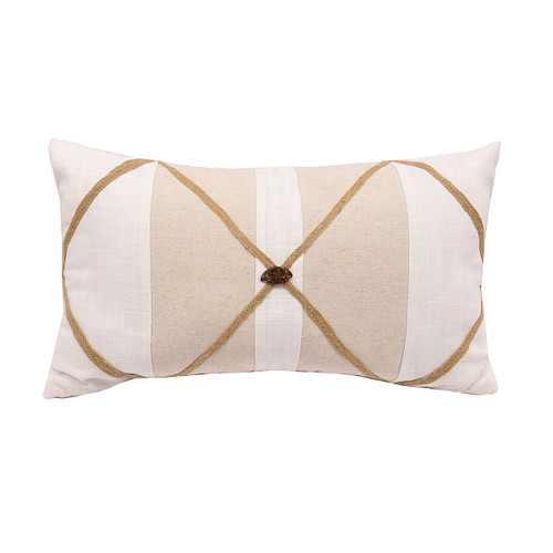 Stripes & Lattice Pillow