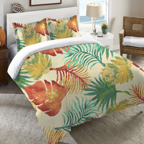 Summer Palms Duvet Cover - King