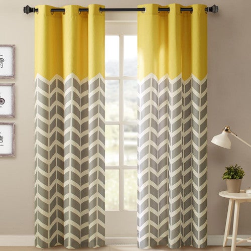 Sunny Chevron Drape Set - 63 Inch
