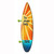 Sunshine on Orange Surfboard Wood Personalized Sign - 12 x 44