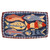 Swimming Fish Hooked Wool Pillow - 16 x 28
