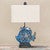 Swirly Blue Fish Table Lamp