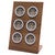 Teak K-Cup Holder - 6 Pod