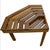 Teak Corner Shower Stool