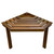 Teak Corner Shower Stool