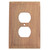 Teak Outlet Cover